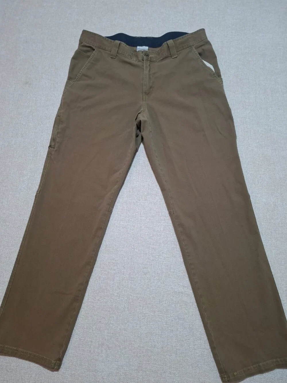 Columbia Brown Utility Cargo Pants Men's 36x30 Regular Fit Stretch